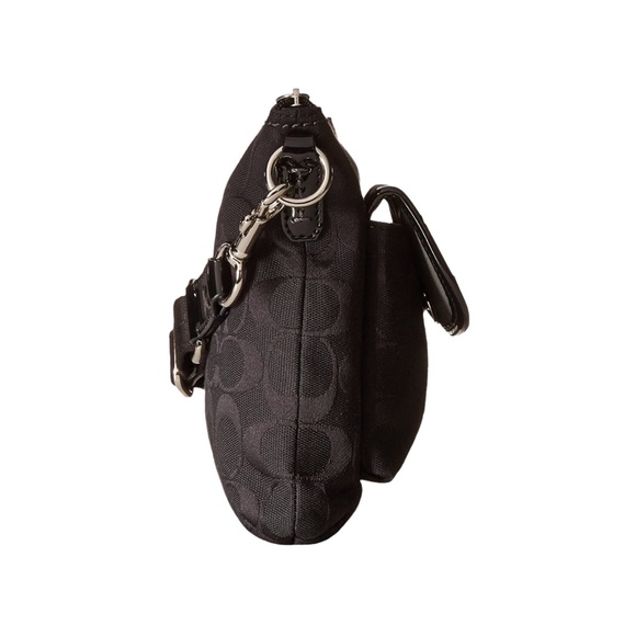 COACH Turn-Lock Front Pocket Crossbody in Signature C Black Jacquard.
Pristine. - Picture 2 of 7